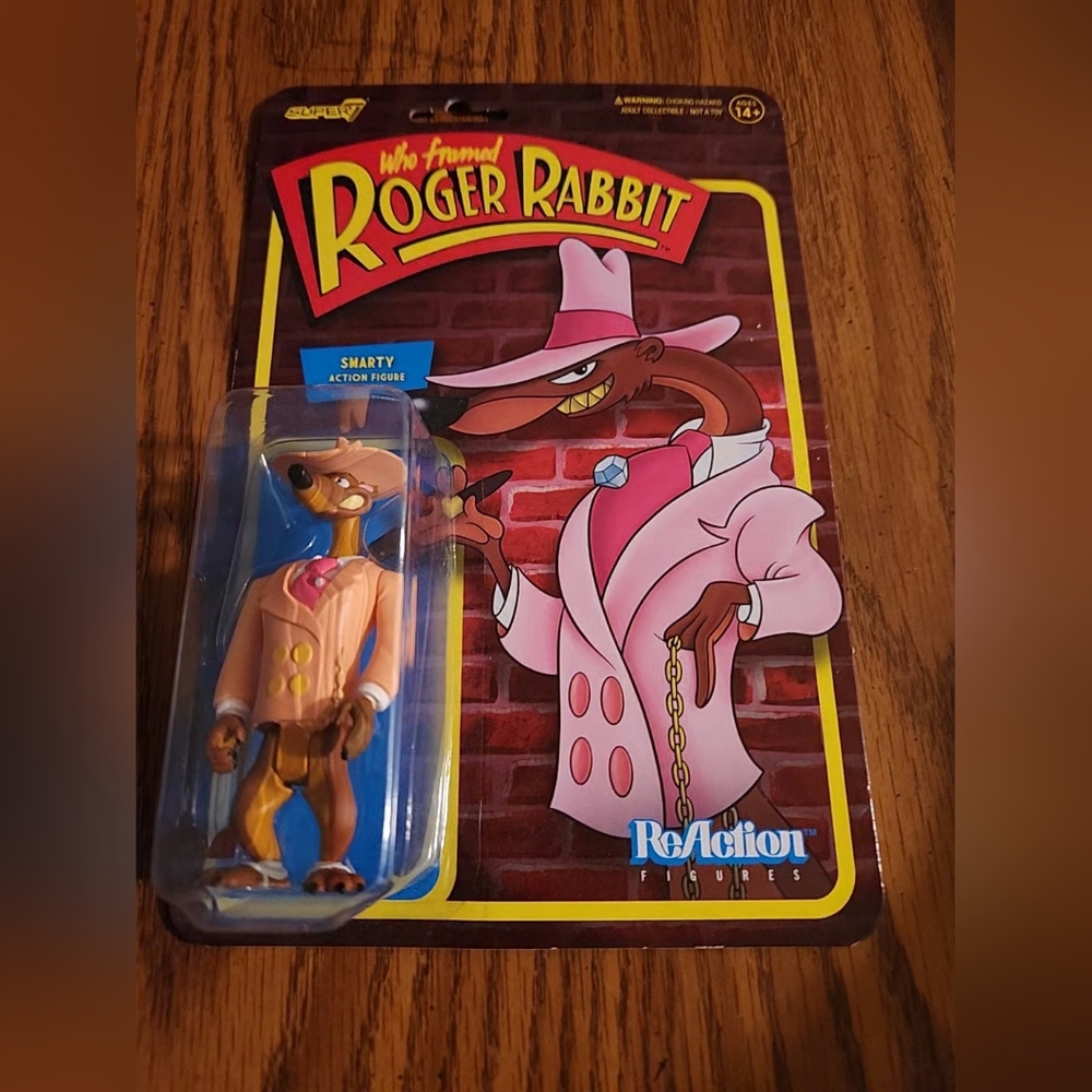 "ReAction"  Who Framed Roger Rabbit Action Figure Smarty